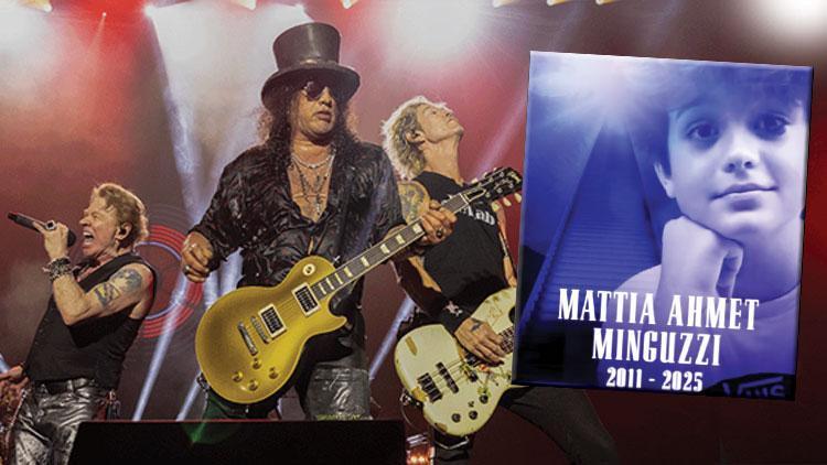 Öldürülmeseydi Mattia bu konsere katılacaktı... Guns N’ Roses, Mattia Ahmet Minguzzi’yi andı: “Huzur içinde yat”