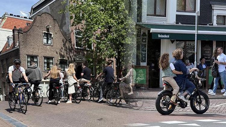 17 milyon nüfuslu Hollanda’da 24 milyon bisiklet var