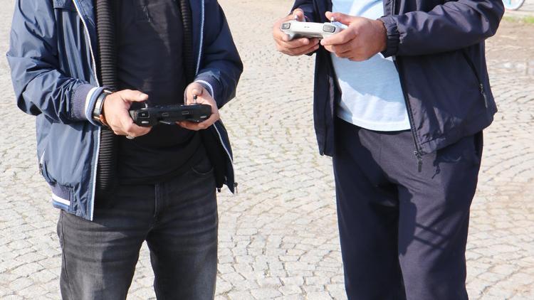 Kaçan kurbanlığı dronlarla aradılar