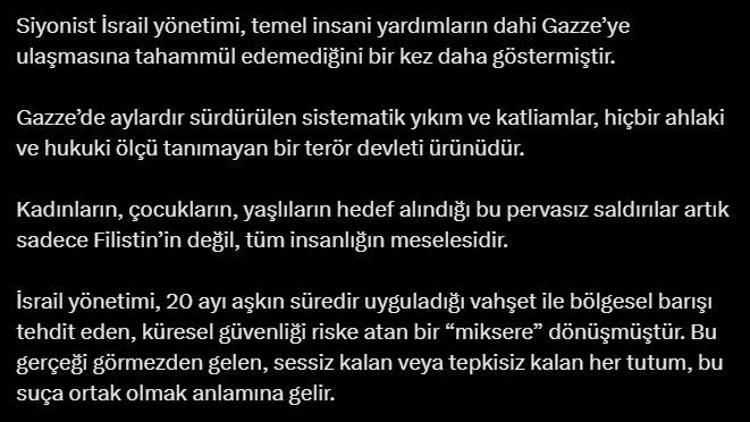 Fahrettin Altun: Madleen gemisine yapılan alçak saldırıyı en güçlü şekilde kınıyoruz