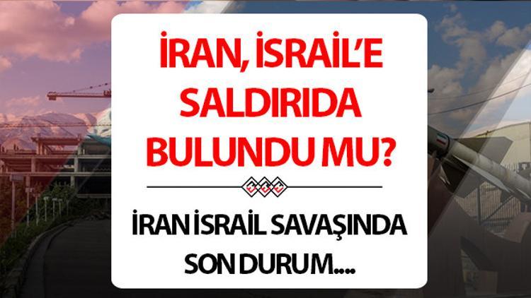 İran İsraili vurdu mu, saldırdı mı İrandan Tel Avive üst üste roket misillemesi İran İsraile misilleme saldırısı yaptı mı Son gelişmeler