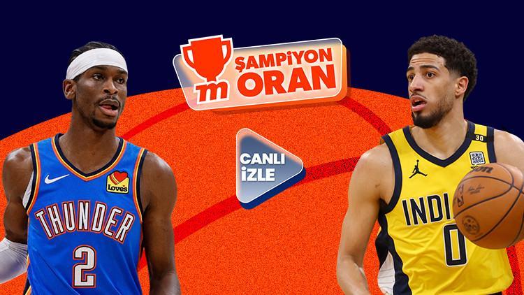 Devler NBA finalinde eşitliği bozmak için parkede Oklahoma City Thunderın Indiana Pacersı ağırlayacağı maç Canlı Yayın ve Şampiyon Oranlar ile Misli’de