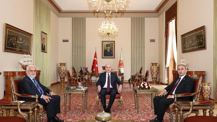TBMM Başkanı Kurtulmuş, Yapıcıoğlunu kabul etti