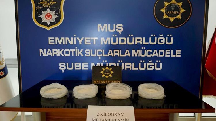Muşta uyuşturucu operasyonunda 2 şüpheli gözaltına alındı