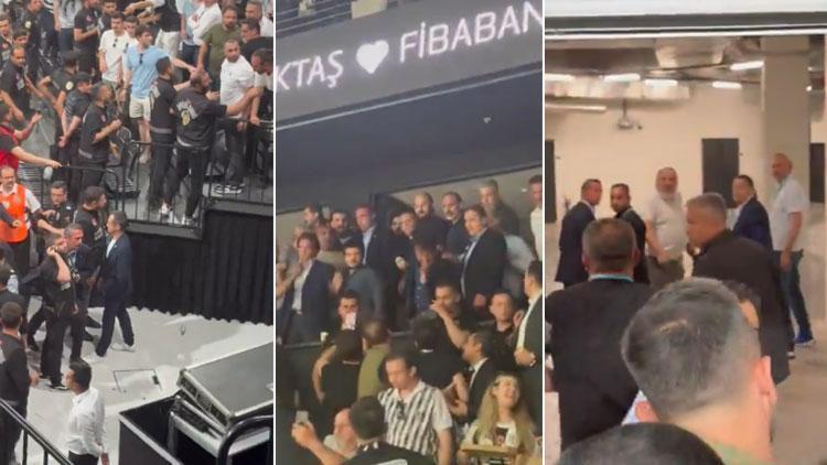 Beşiktaş Fibabanka - Fenerbahçe Beko maçında gerginlik: Ali Koç