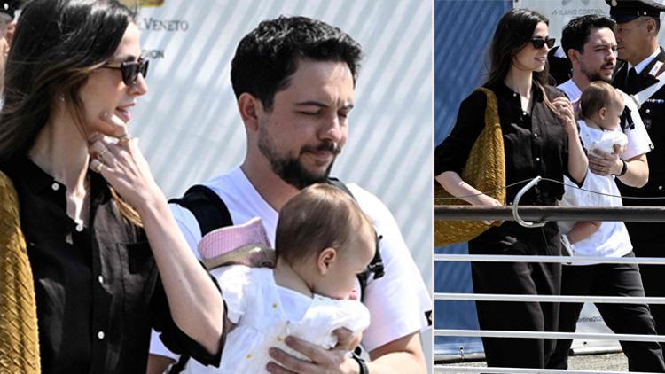 O bebek kucaklarından hiç inmiyor... Ünlü çift 11 aylık kızlarını yalnız bırakmaya kıyamadı... Sosyete düğününe bile götürdü