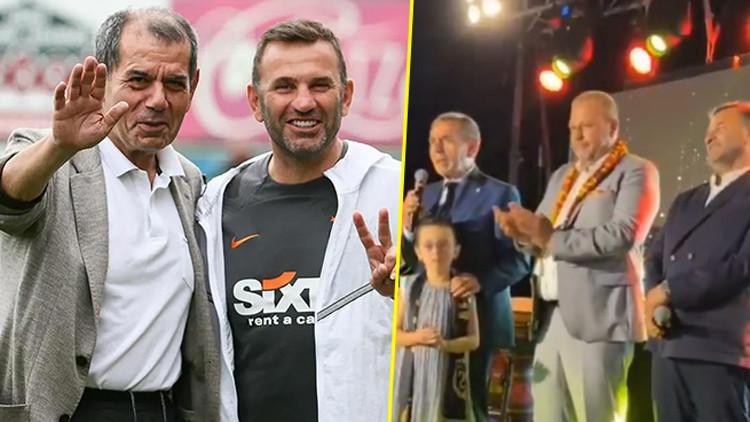 Hürriyet: Galatasarayın kutlamalarında esprili diyalog Dursun Özbekten Okan Buruka: Sen de mi çıldırdın