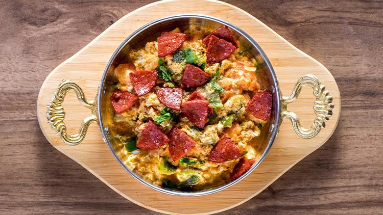 Sucuklu menemen tarifi