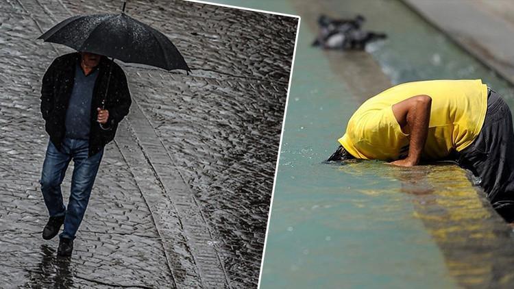 Hafta sonu iki kentte sıcaklık 40 dereceye çıkacak Birçok ile sağanak geliyor... İşte Meteorolojinin uyardığı iller