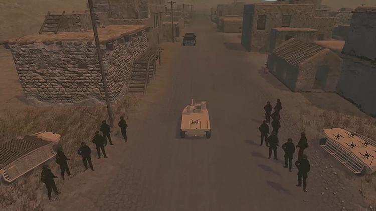 Bu araçta ne asker var ne şoför, 3ü bir arada Komutan sahaya iniyor