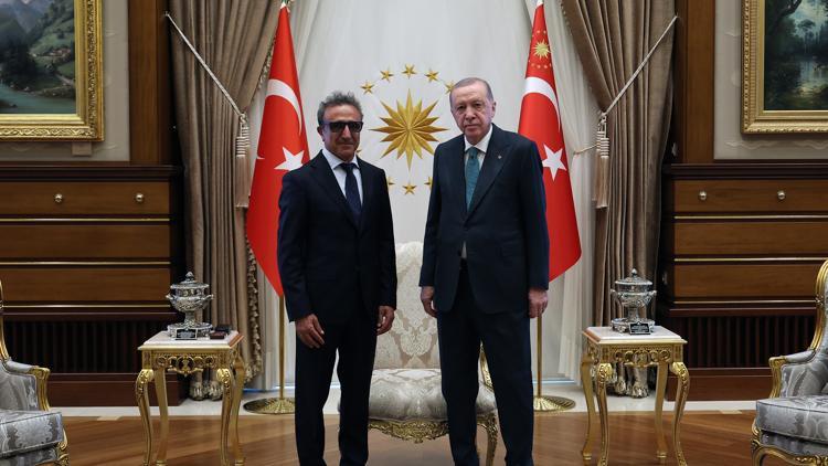 Cumhurbaşkanı Erdoğan, iş insanı Ulukayayı kabul etti