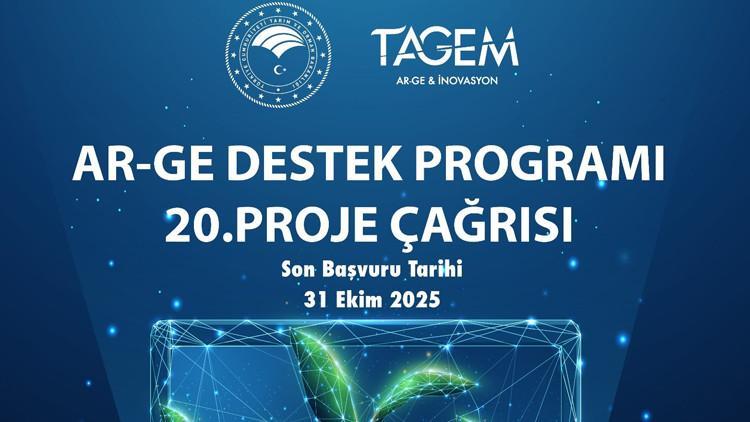 TAGEM 20. AR-GE Proje Çağrısına başvurular başladı TAGEM 20. AR-GE Proje Çağrısına başvurular başladı
