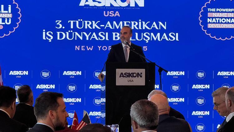 Bakan Kacır, ‘3’üncü Türk-Amerikan İş Dünyası Buluşması’ toplantısına katıldı
