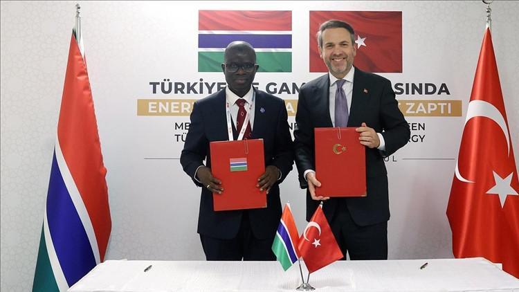 Türkiye ile Gambiya enerji alanında işbirliği anlaşması imzaladı