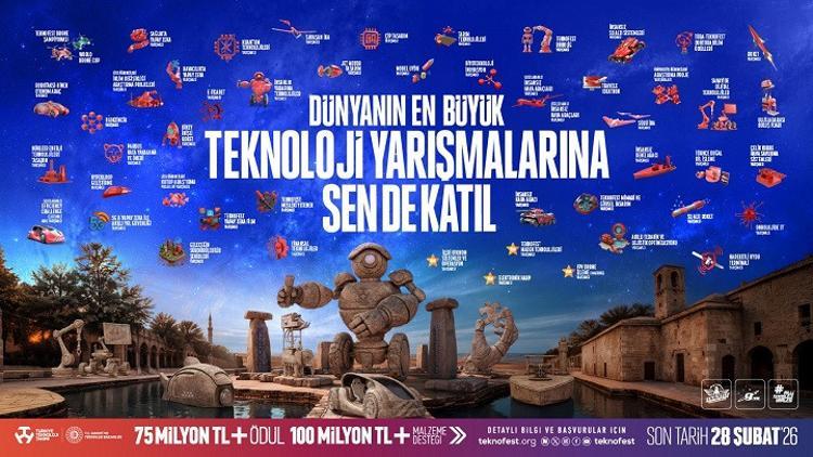 TEKNOFEST 2026daki teknoloji yarışmalarına başvurular devam ediyor TEKNOFEST 2026daki teknoloji yarışmalarına başvurular devam ediyor