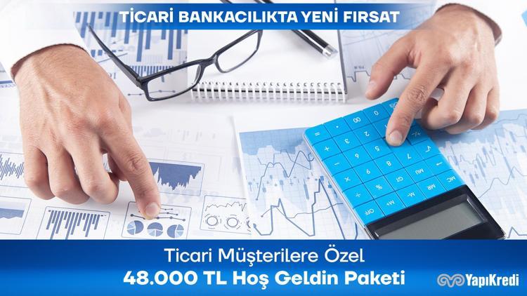 Ticari Müşterileri Sevindiren Haber 48.000 TL Değerinde Hoş Geldin Paketi Yapı Kredi Mobil’de