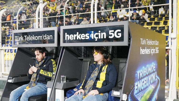 5G ile tribünde engelleri kaldırdı 5G ile tribünde engelleri kaldırdı