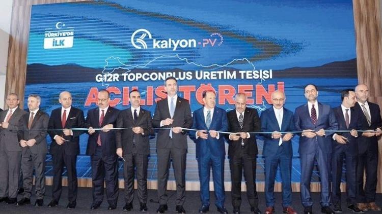 Kalyon PV G12R TOPCONPLUS Üretim Tesisi açıldı… Elektrik odaklı yeni enerji mimarisi