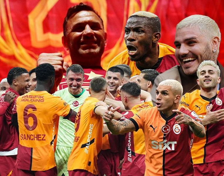 Galatasarayın şampiyonluğunu yazdılar: Olağanüstü takım, Osimhen sezonu