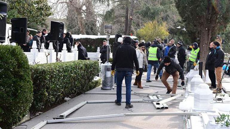 Mustafa Koç'un kabristanında son hazırlıklar - Resim: 2