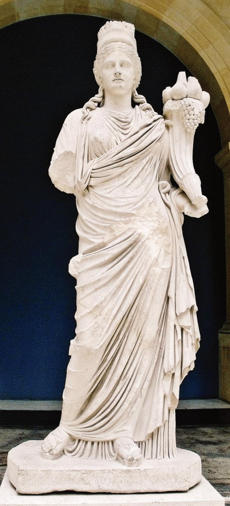 Tykhe sculpture smuggled from Turkey’s Perge to Brussels