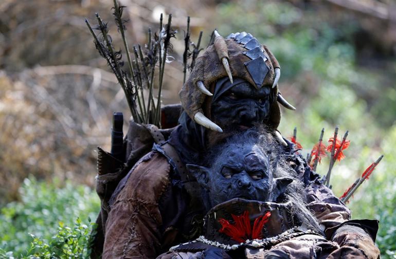 Hobbits five armies clash in Czech forest