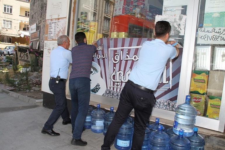Istanbul municipality takes down shop signs in Arabic