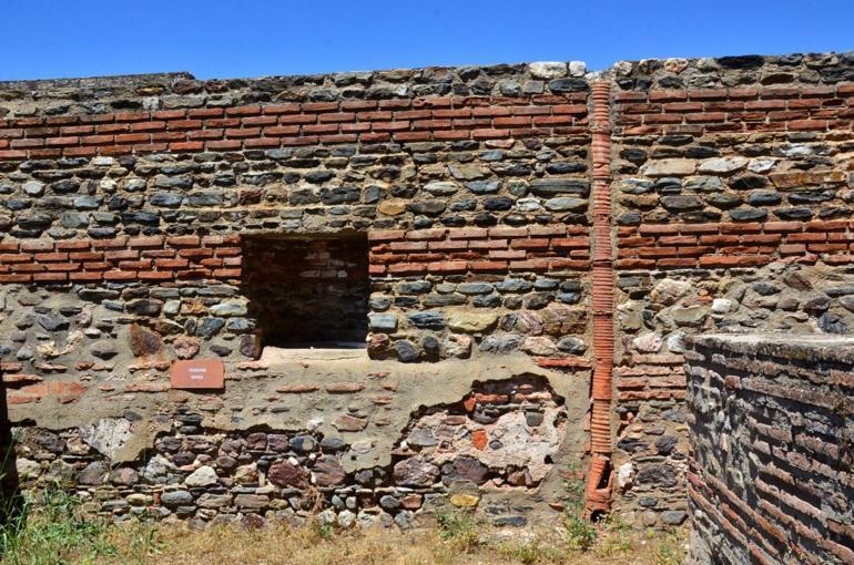 Thermal heating used in ancient city of Sardis
