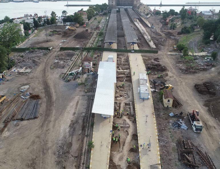 Archaeological remains from Byzantine era found during restoration of historic Istanbul station