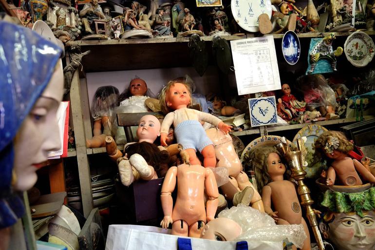 Broken treasures revived in Romes little shop of doll horrors