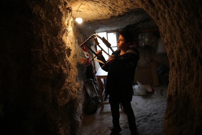 Tradition of living in rock-carved houses in Nevşehir