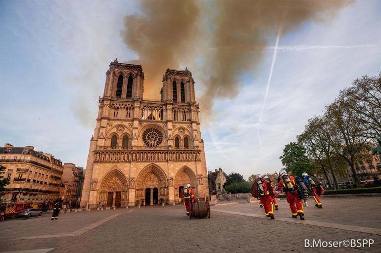 Massive fire engulfs Notre Dame Cathedral