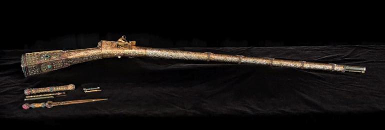 Glorious rifle of Sultan Mahmud I in US