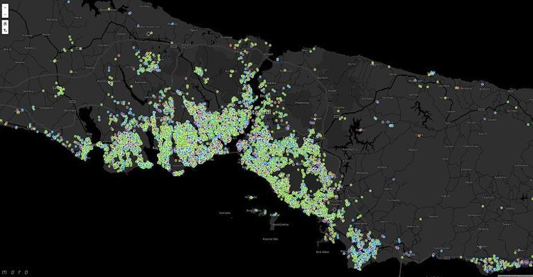 Coronavirus hits districts unevenly in large Turkish provinces