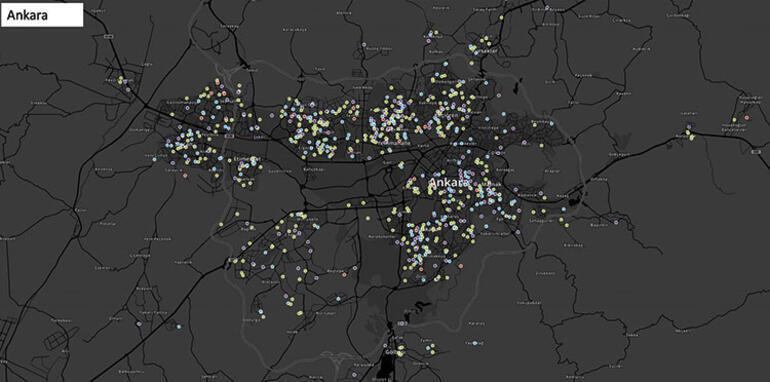 Coronavirus hits districts unevenly in large Turkish provinces