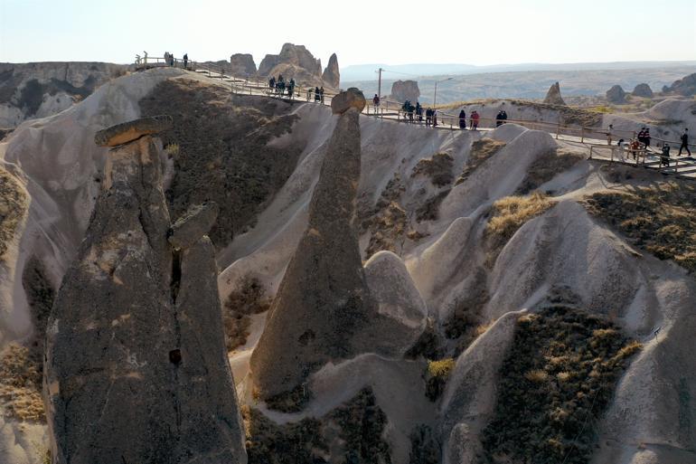 Cappadocia’s ‘Three Beauties’ rushed by tourists