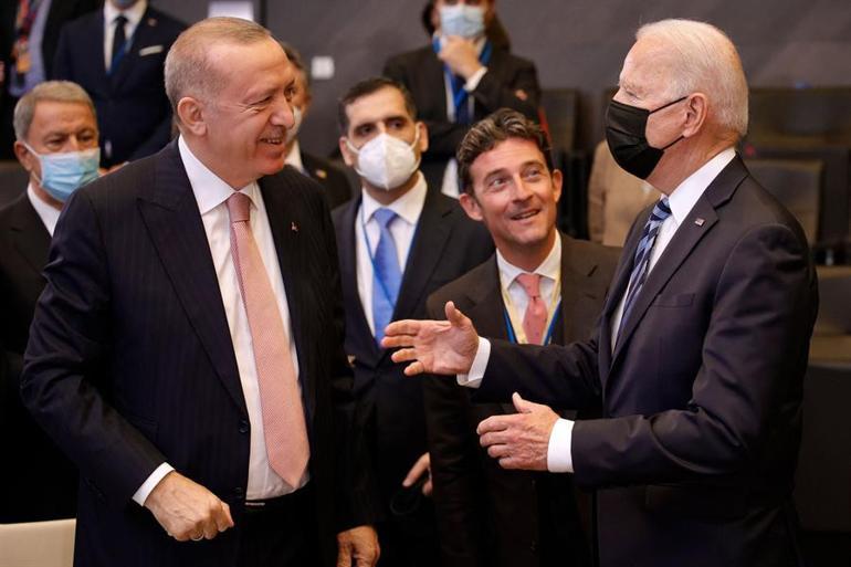 President Erdoğan meets Biden, other leaders at NATO summit