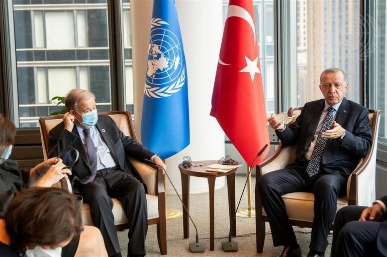 Erdoğan meets British premier, UN chief in New York