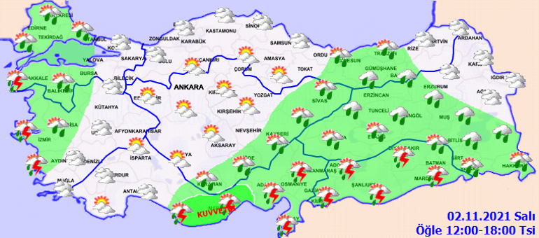 Son Dakika... Meteoroloji'den Hava Durumu Raporu! Bölge Bölge Uyarı ...