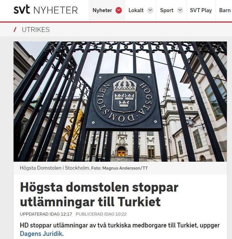 İsveçdən daha bir qalmaqallı qərar: Terrorçuların ekstradisiyası dayandırıldı...