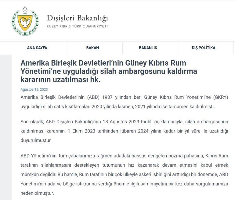 ABDden skandal karar Yine aynı isim sahnede: Koro halinde Türk tarafını suçladılar...