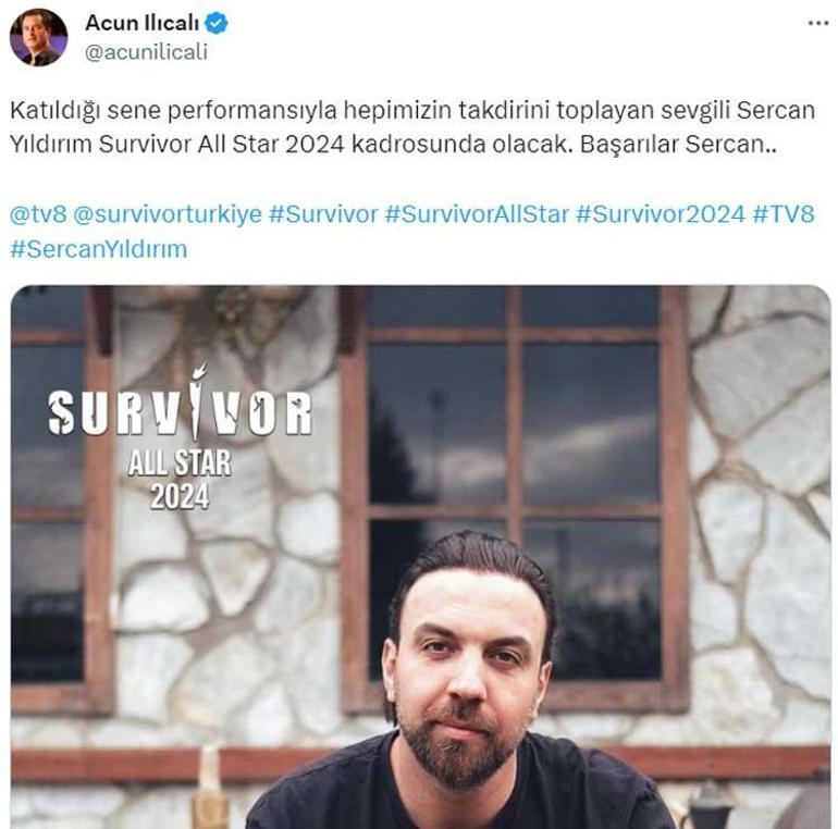 Acun Ilıcalı Survivor 2024ün yeni yarışmacısını açıkladı