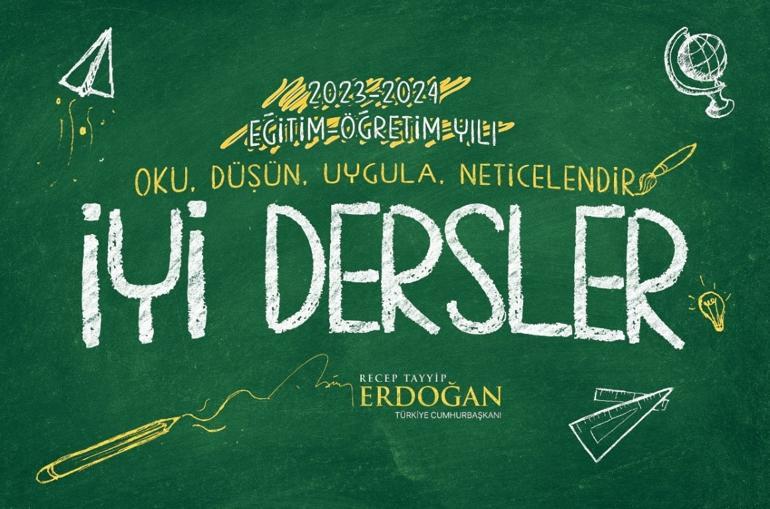 Cumhurbaşkanı Erdoğandan 2023-2024 Eğitim-Öğretim Yılı mesajı