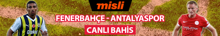 Fenerbahçenin ilk 11indeki Türk tercihleri kimler olacak Antalyasporda eksik var mı Süper Lig iddaa oranları...