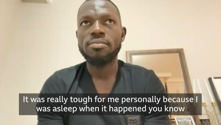 Fas depremini yaşayan Omar Colley, korku dolu anları anlattı: Korkudan dilim tutuldu
