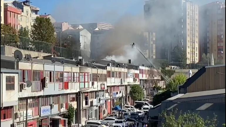 Bağcılarda Matbaacılar Sitesinde yangın Bir kişi hayatını kaybetti