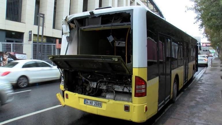 Beşiktaşta iki İETT otobüsü çarpıştı