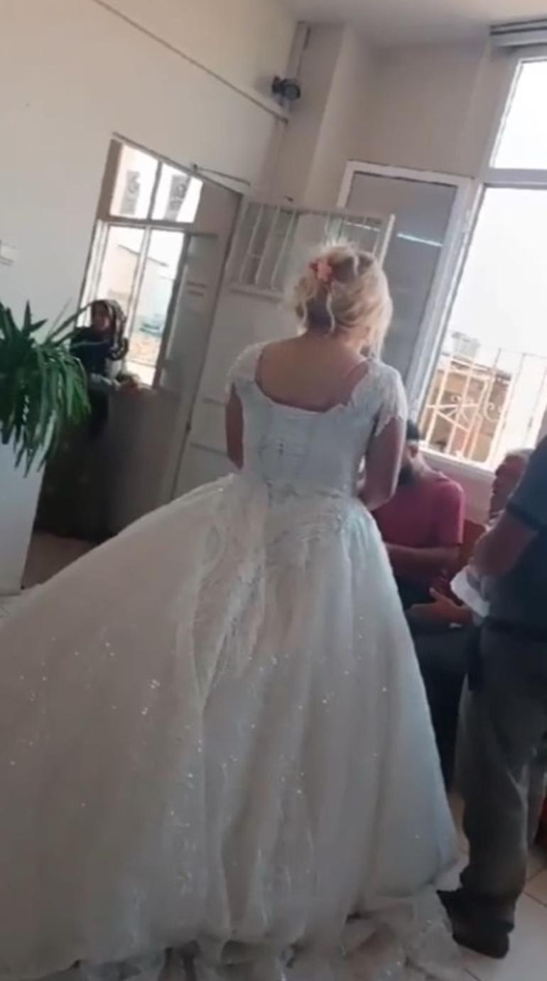 Adanada ilginç olay: Düğünden önce ağabeyi için notere gitti