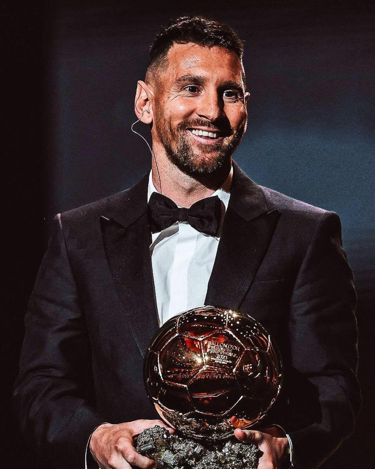 Ballon dOr 2023, Lionel Messinin 8. kez kazandı, Ronaldo ile farkı açtı