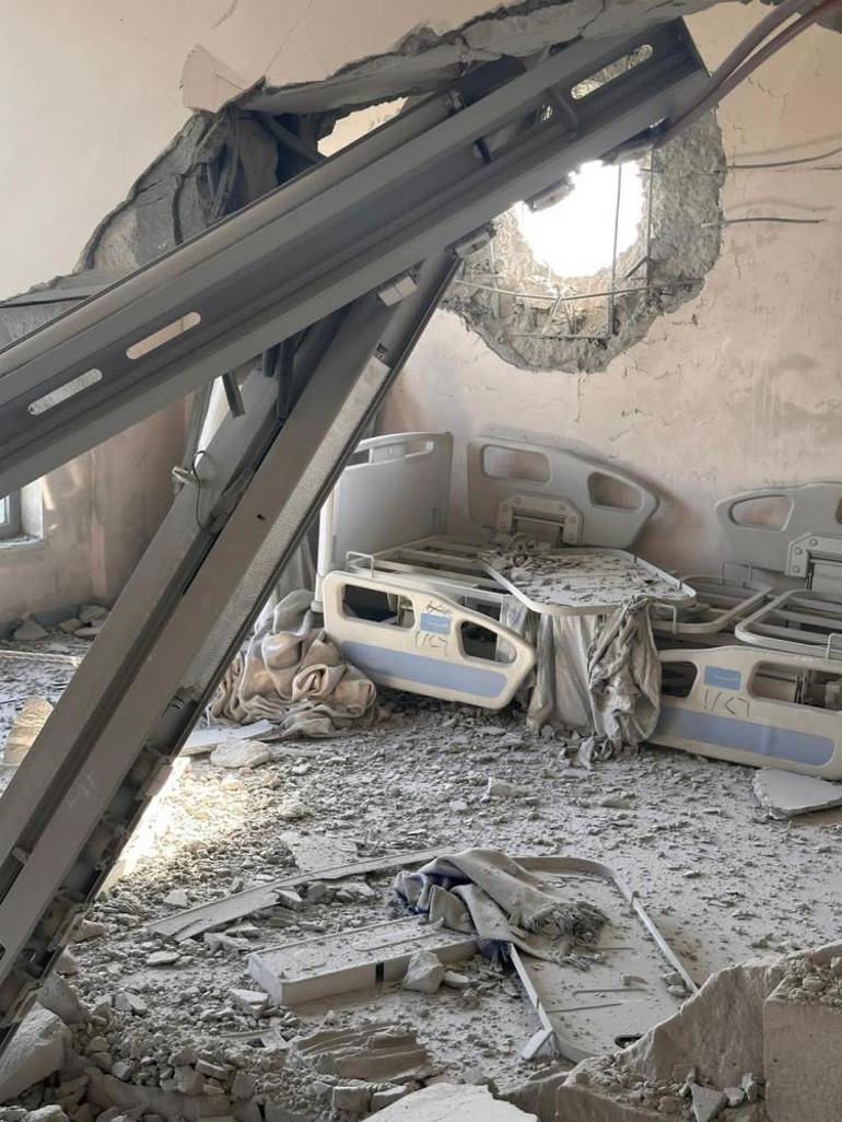 Gazzedeki Türkiye-Filistin Dostluk Hastanesi İsrail saldırısında büyük hasar aldı